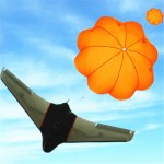 Hot 5kg UAV Parachute 1.3m Parachute Landing Umbrella for Skywalker X5 X5 Pro 1680mm RC Airplane